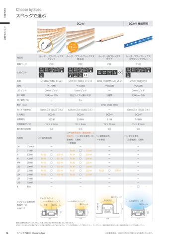 【価格改定版】Luci LED 照明カタログ2022 日本語版 第 16 页