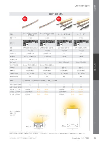 【価格改定版】Luci LED 照明カタログ2022 日本語版 第 21 页