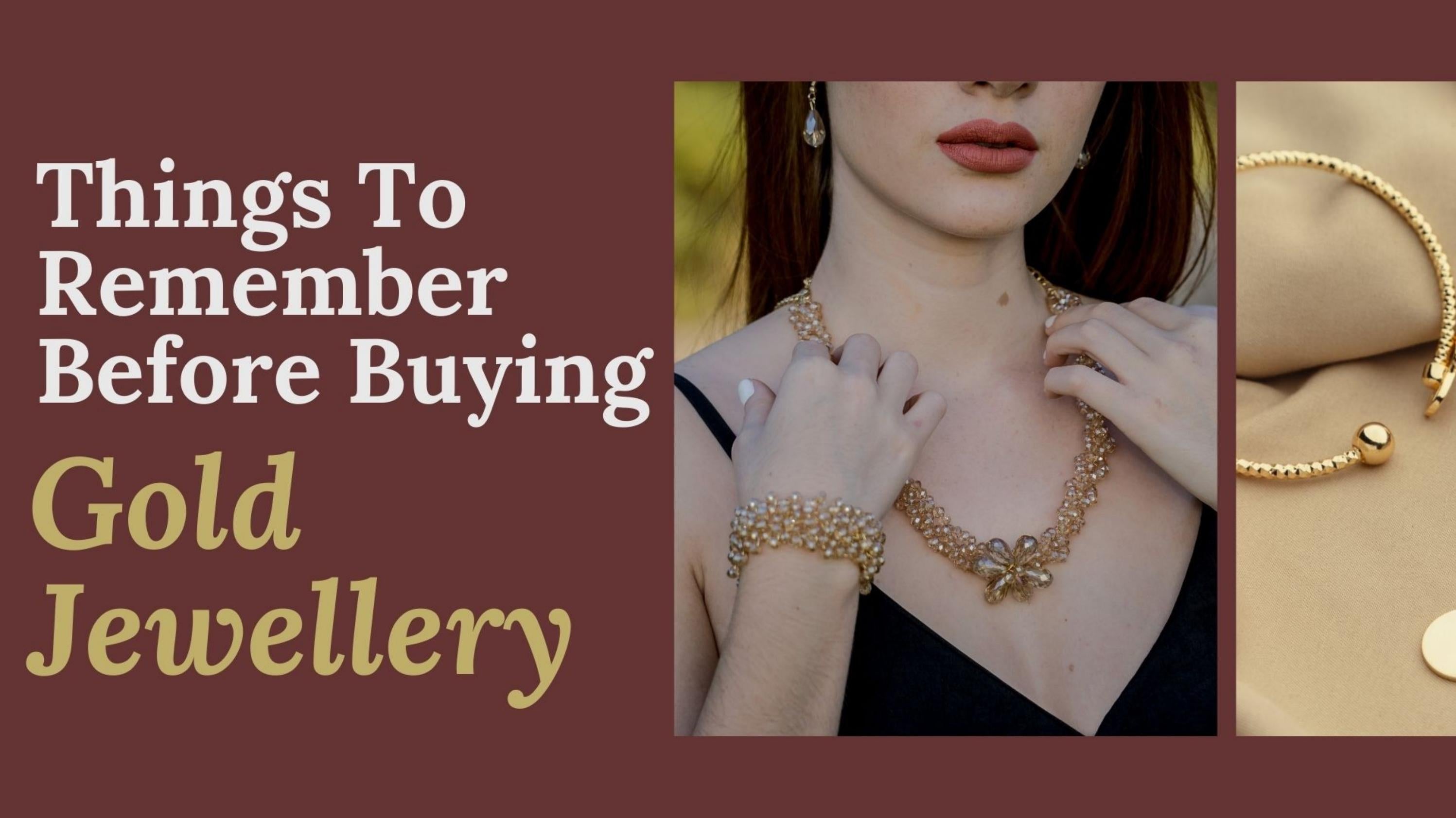 Things To Remember Before Buying Gold Jewellery by Karola & Co Issuu