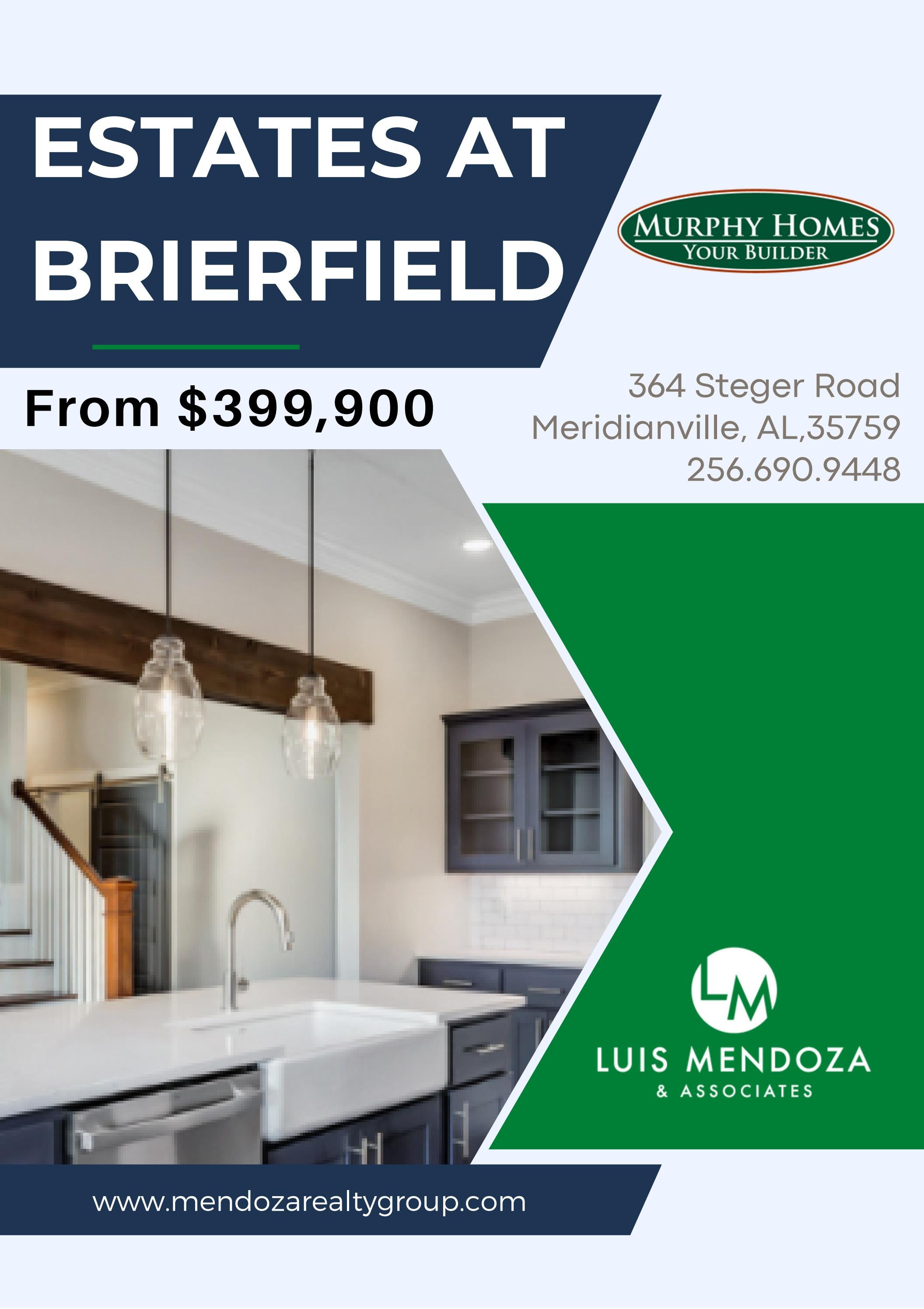 Estates at Brierfield in Meridianville, Alabama by Mendoza