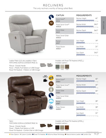 Best Home Furnishings 皮革 家具目录 - Fall 2022 第 19 页