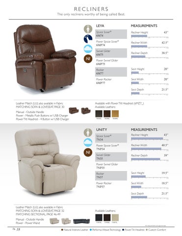 Best Home Furnishings 皮革 家具目录 - Fall 2022 第 20 页