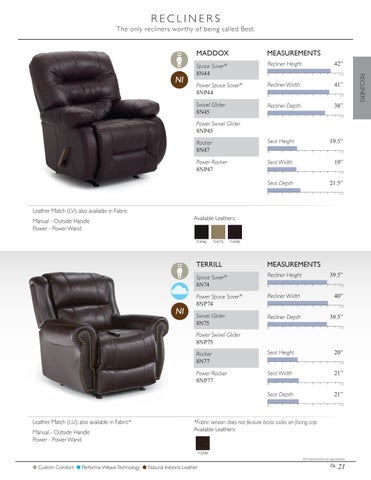 Best Home Furnishings 皮革 家具目录 - Fall 2022 第 23 页