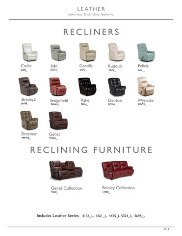 Best Home Furnishings 皮革 家具目录 - Fall 2022 第 9 页