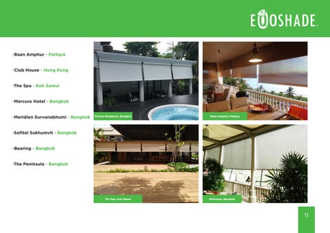 Eqoshade 室外 Roller Screens 第 11 页