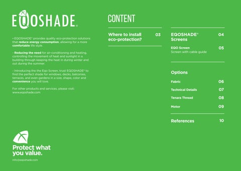 Eqoshade 室外 Roller Screens 第 2 页