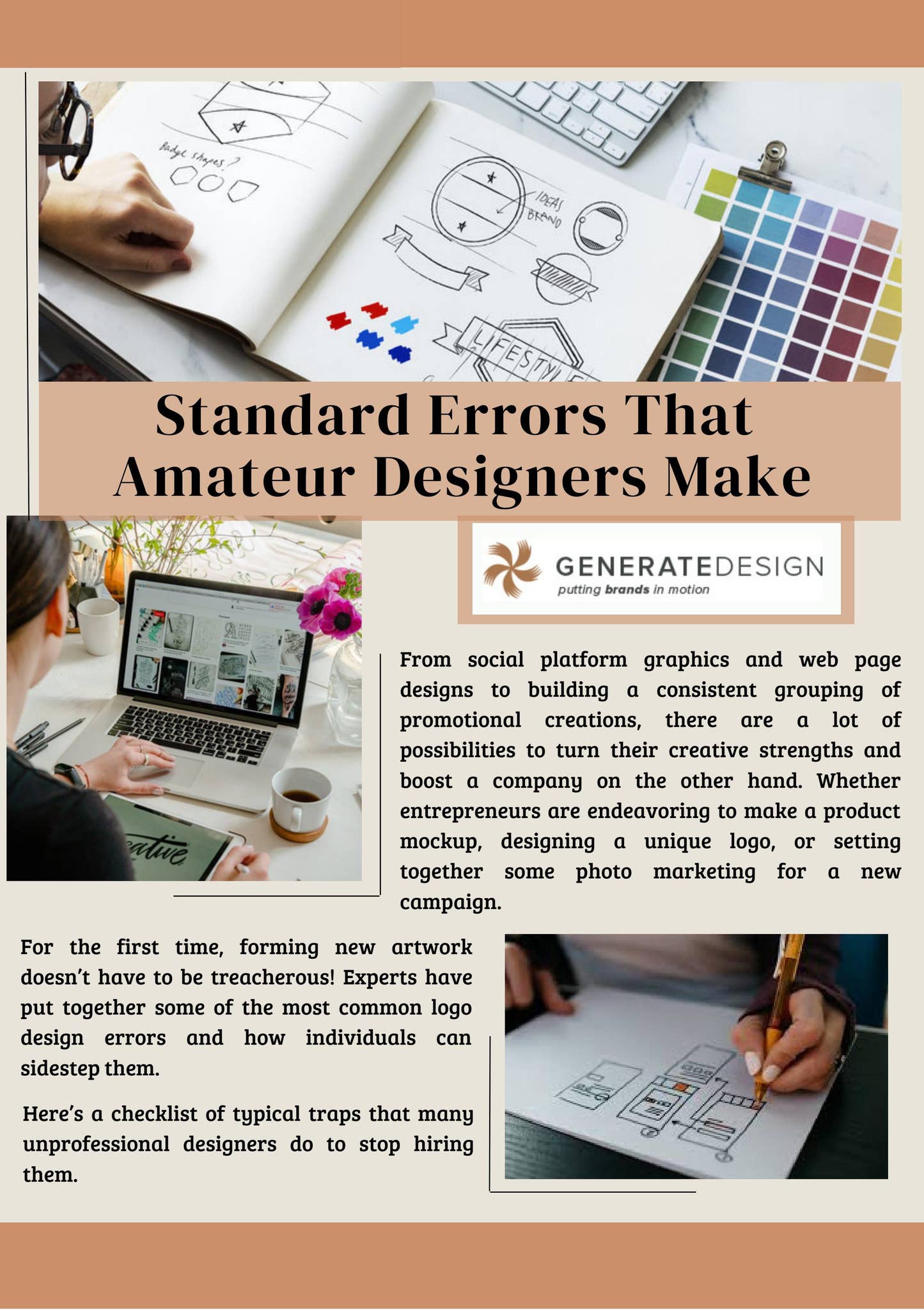Generate Error Design Standard Errors that Amateur Designers Make by Generate Design - Issuu