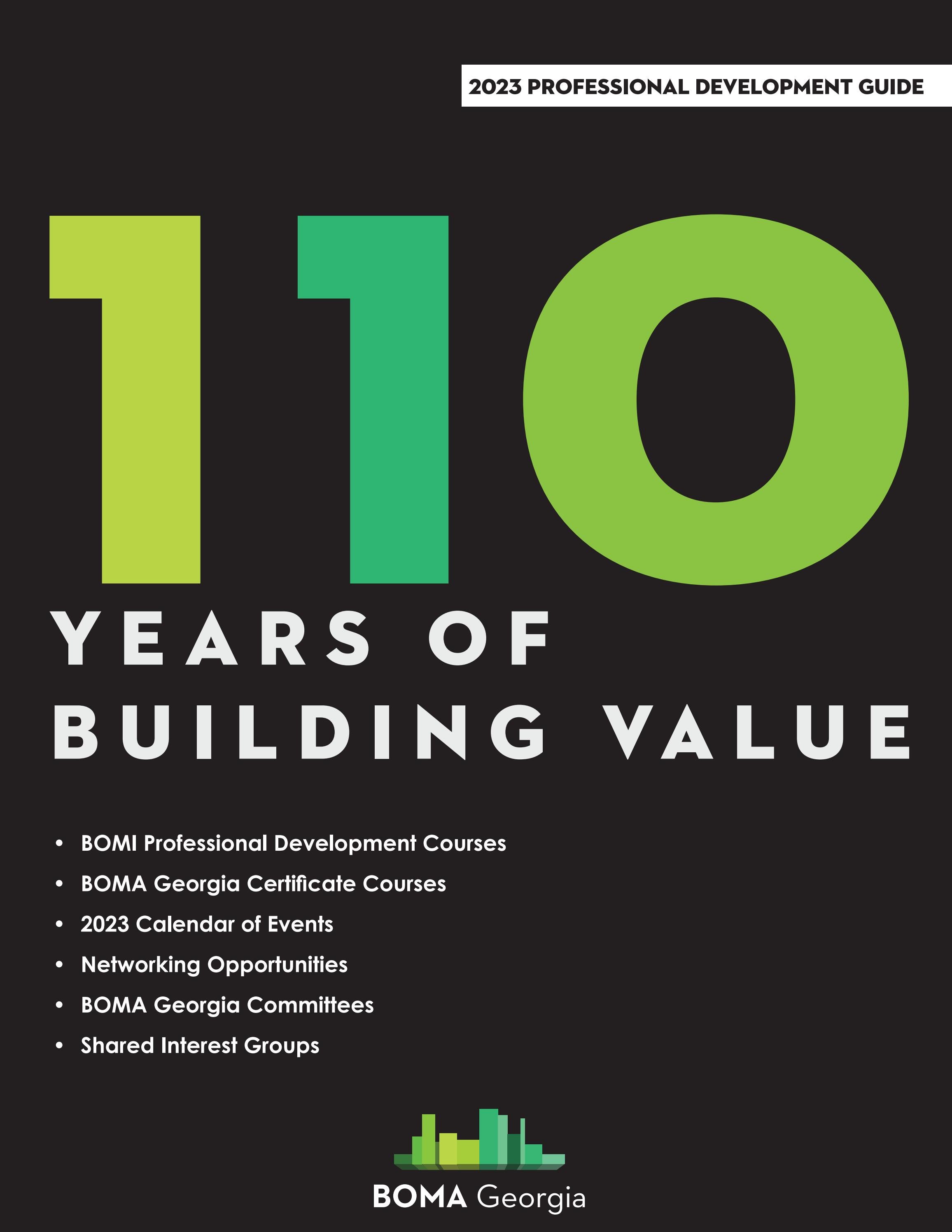 2023 BOMA Georgia Professional Development Guide by Editor - Issuu