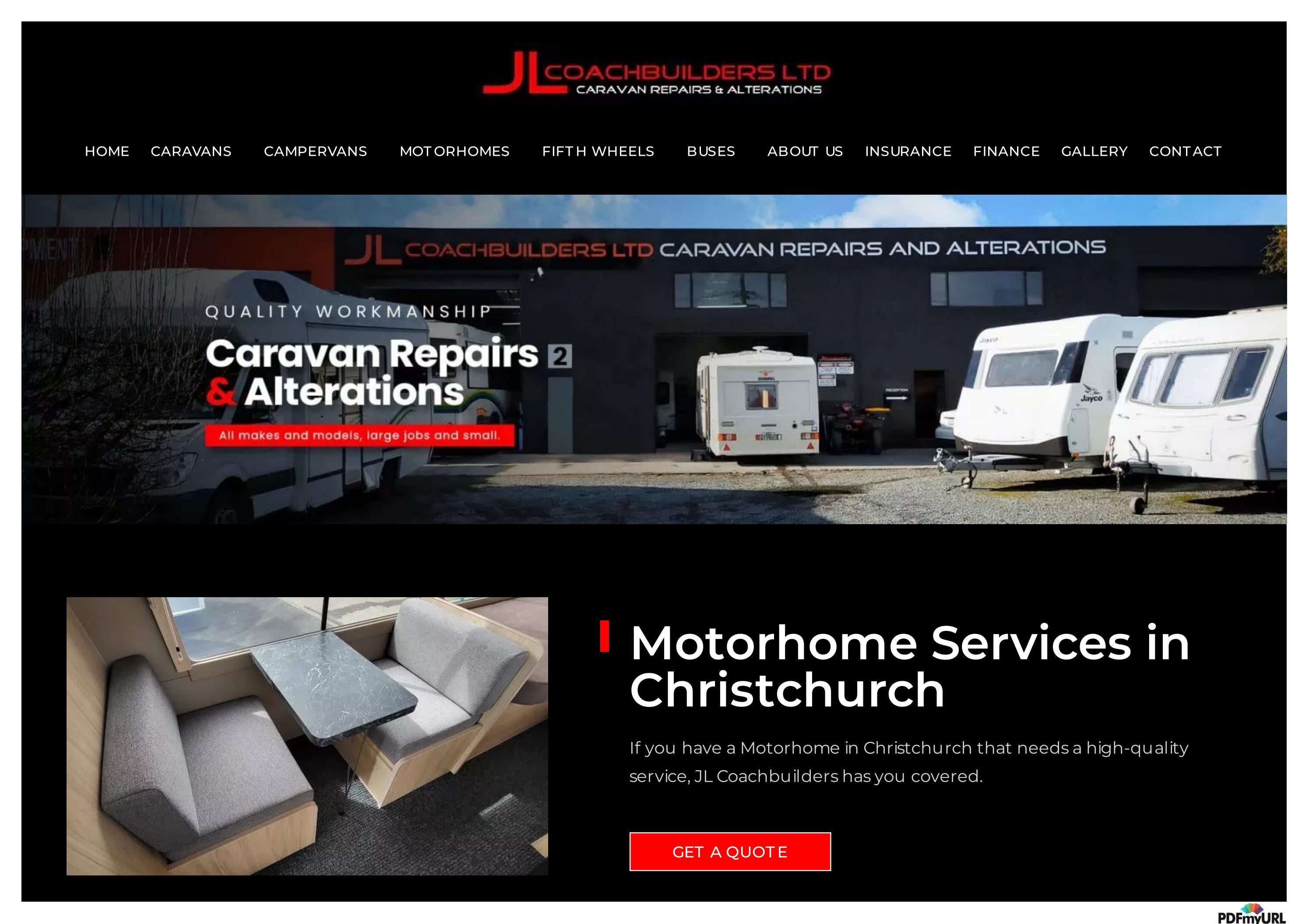 Motorhome Services in Christchurch Motorhome Specialists in