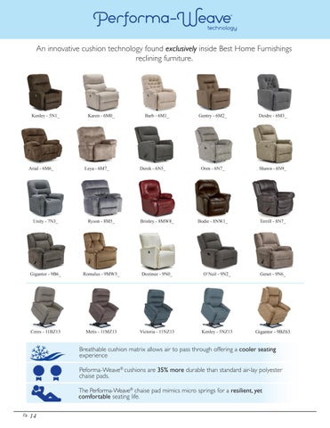 Best Home Furnishings Motion × Recliners 家具目录 - Fall 2022 第 16 页