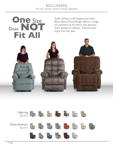Best Home Furnishings Motion × Recliners 家具目录 - Fall 2022 第 22 页