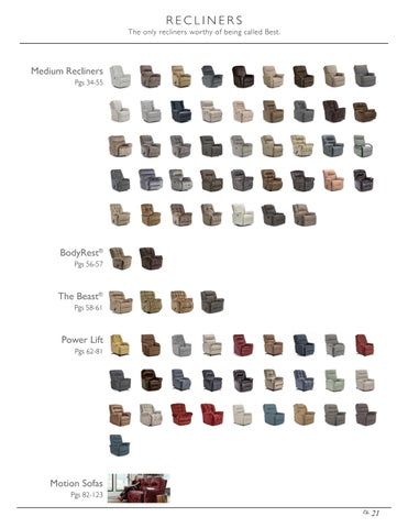 Best Home Furnishings Motion × Recliners 家具目录 - Fall 2022 第 23 页