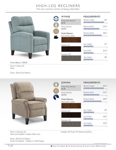 Best Home Furnishings Motion × Recliners 家具目录 - Fall 2022 第 24 页