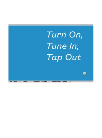 Turn On, Tune In, Tap Out 第 3 页