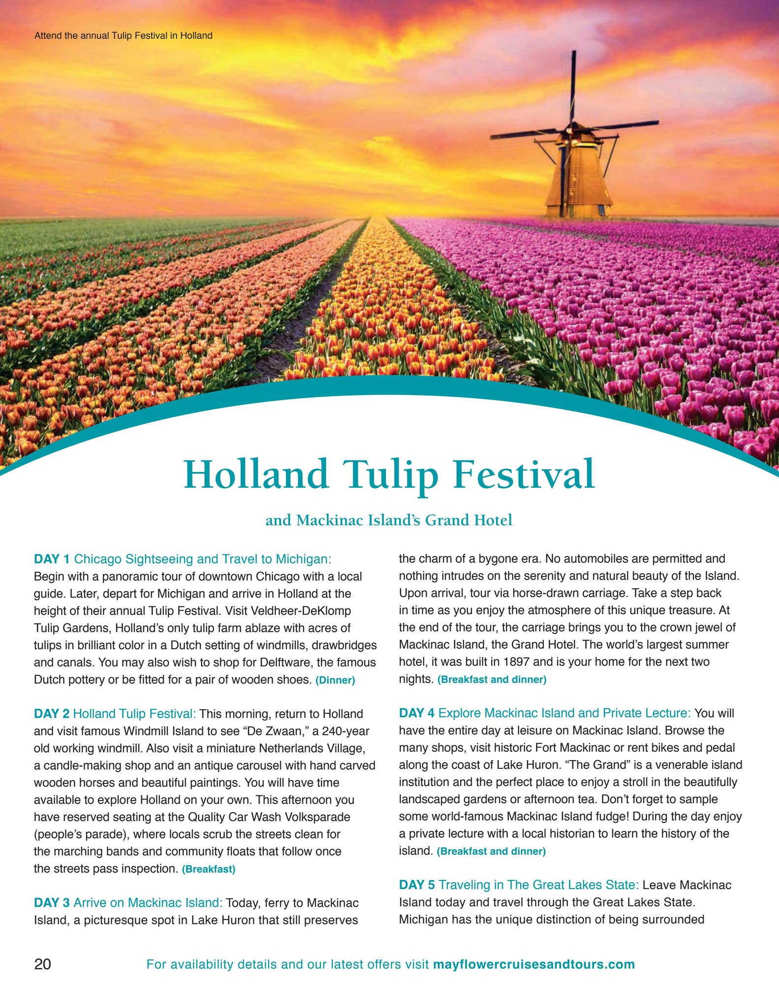 2023 Spring Guided Holidays brochure by Mayflower Cruises & Tours