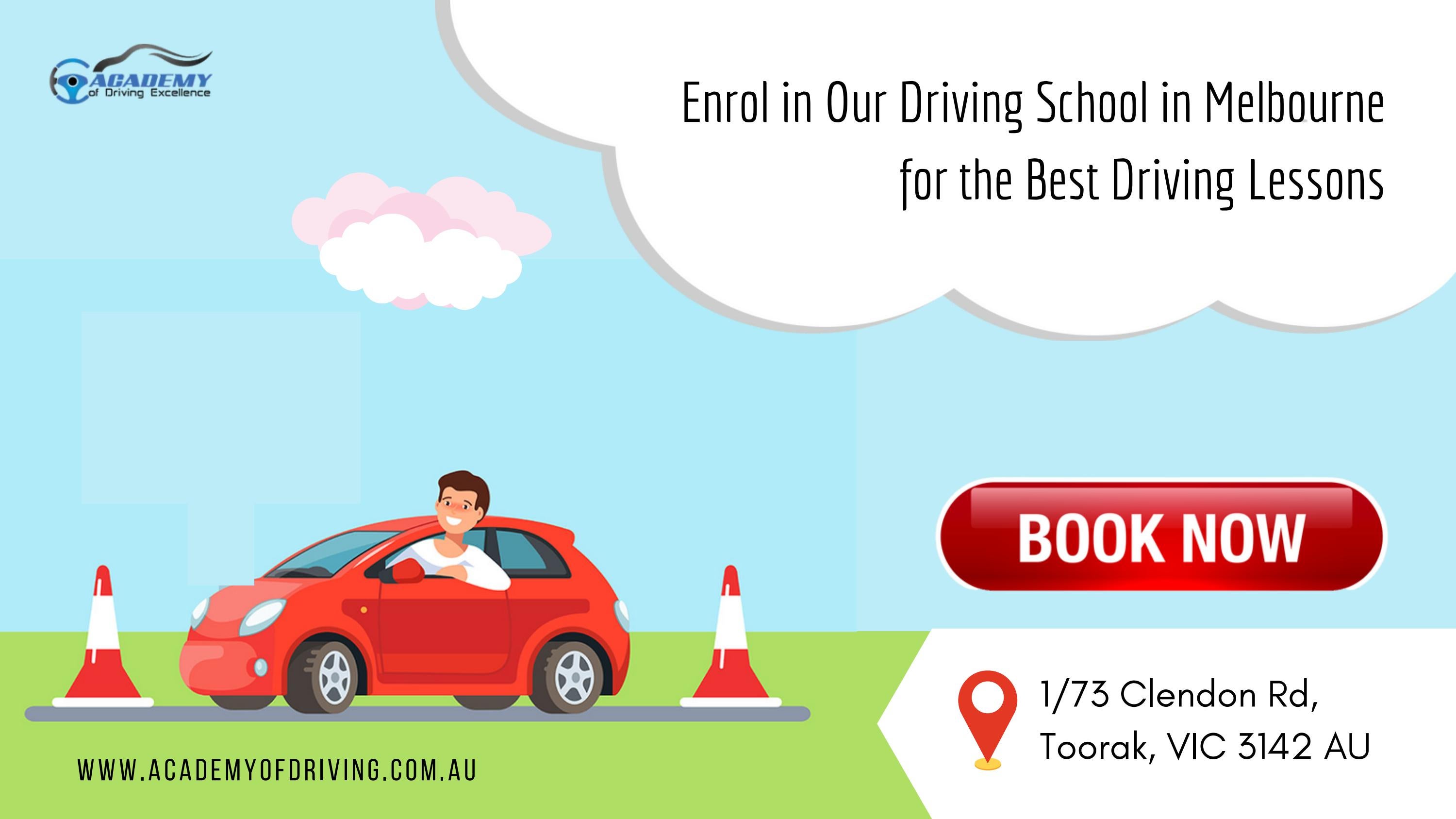 Enrol in Our Driving School in Melbourne for the Best Driving Lessons