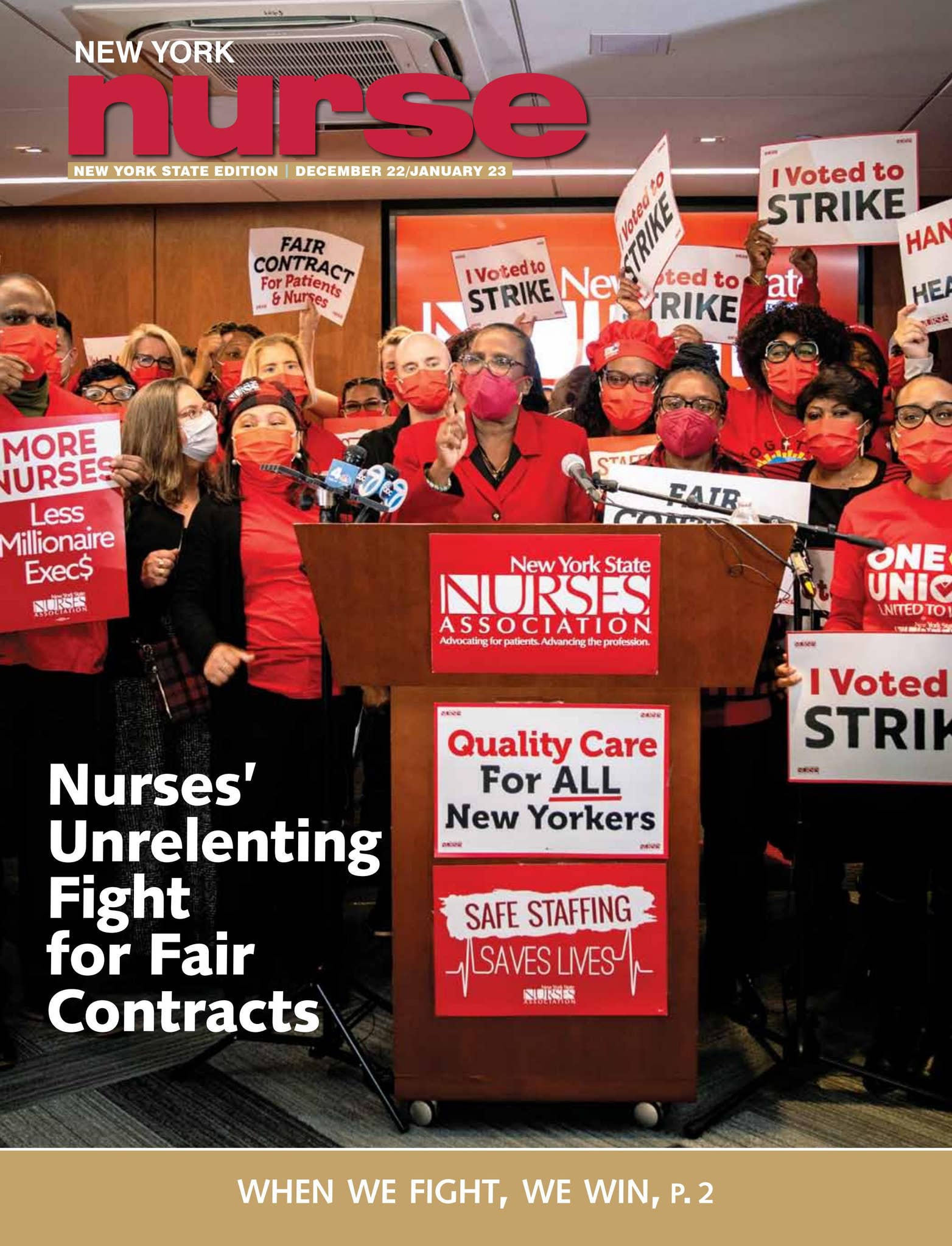 NY Nurse: Dec 2022/ Jan 2023 by New York State Nurses Association - Issuu