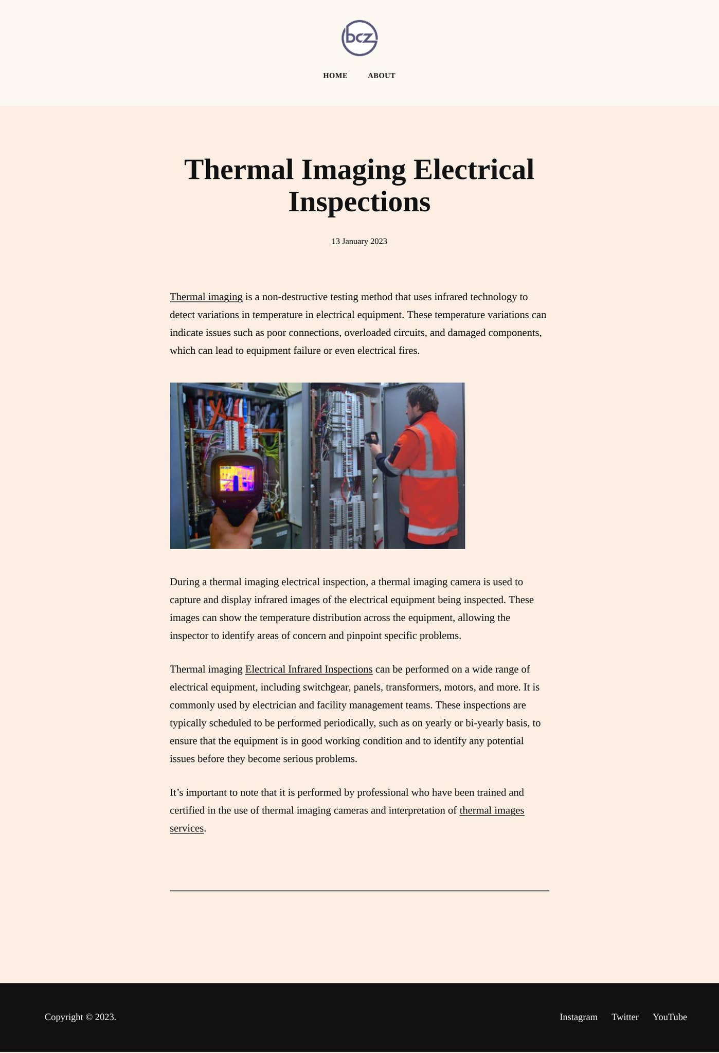 Thermal Imaging Electrical Inspections by ierminstitute - Issuu