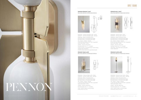 seasonsoflivingofficial 灯饰目录 · Bert Frank Specifications 册 2022 第 23 页