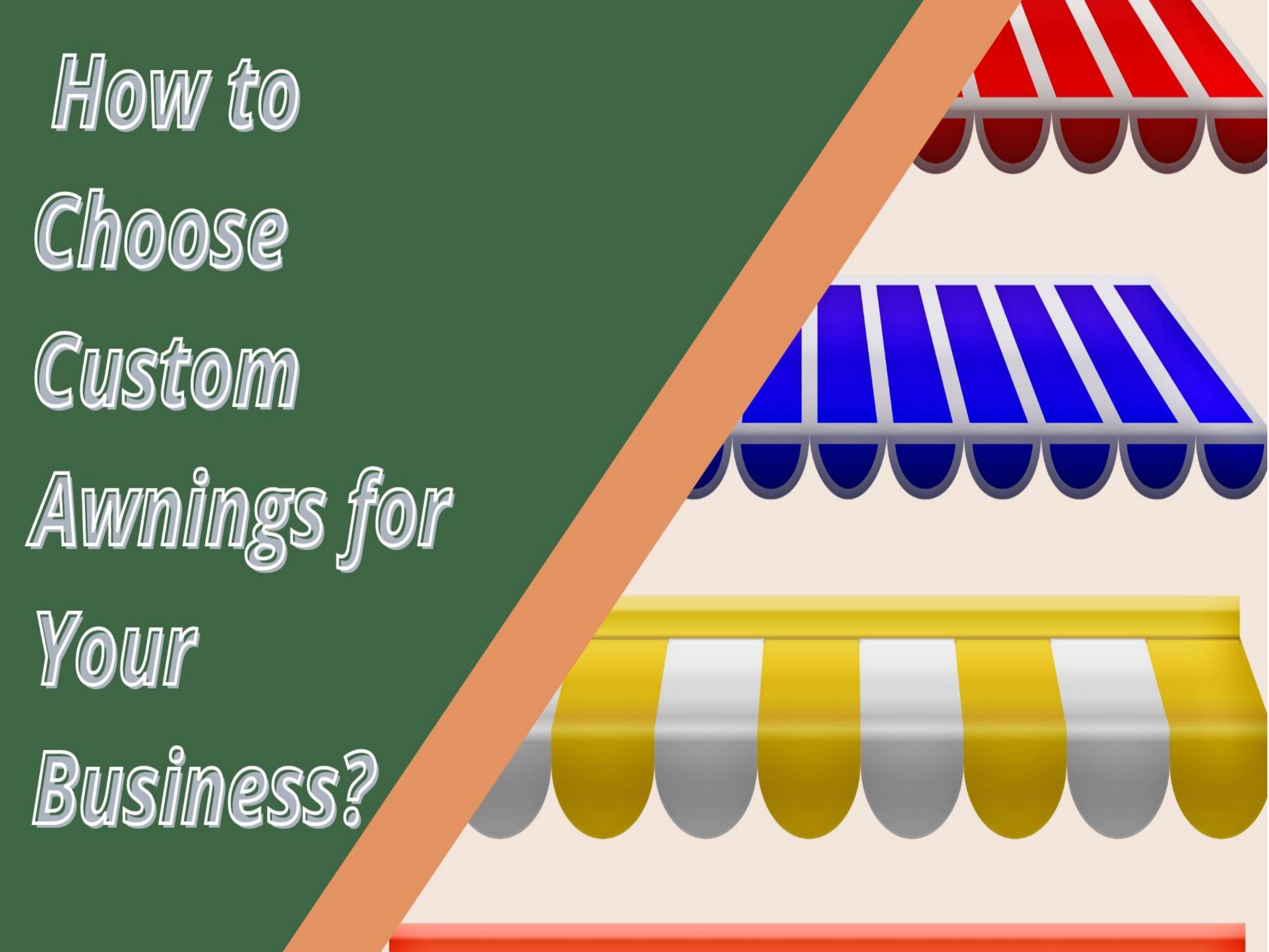 How to Choose Custom Awnings for Your Business by Awnings by Bigley