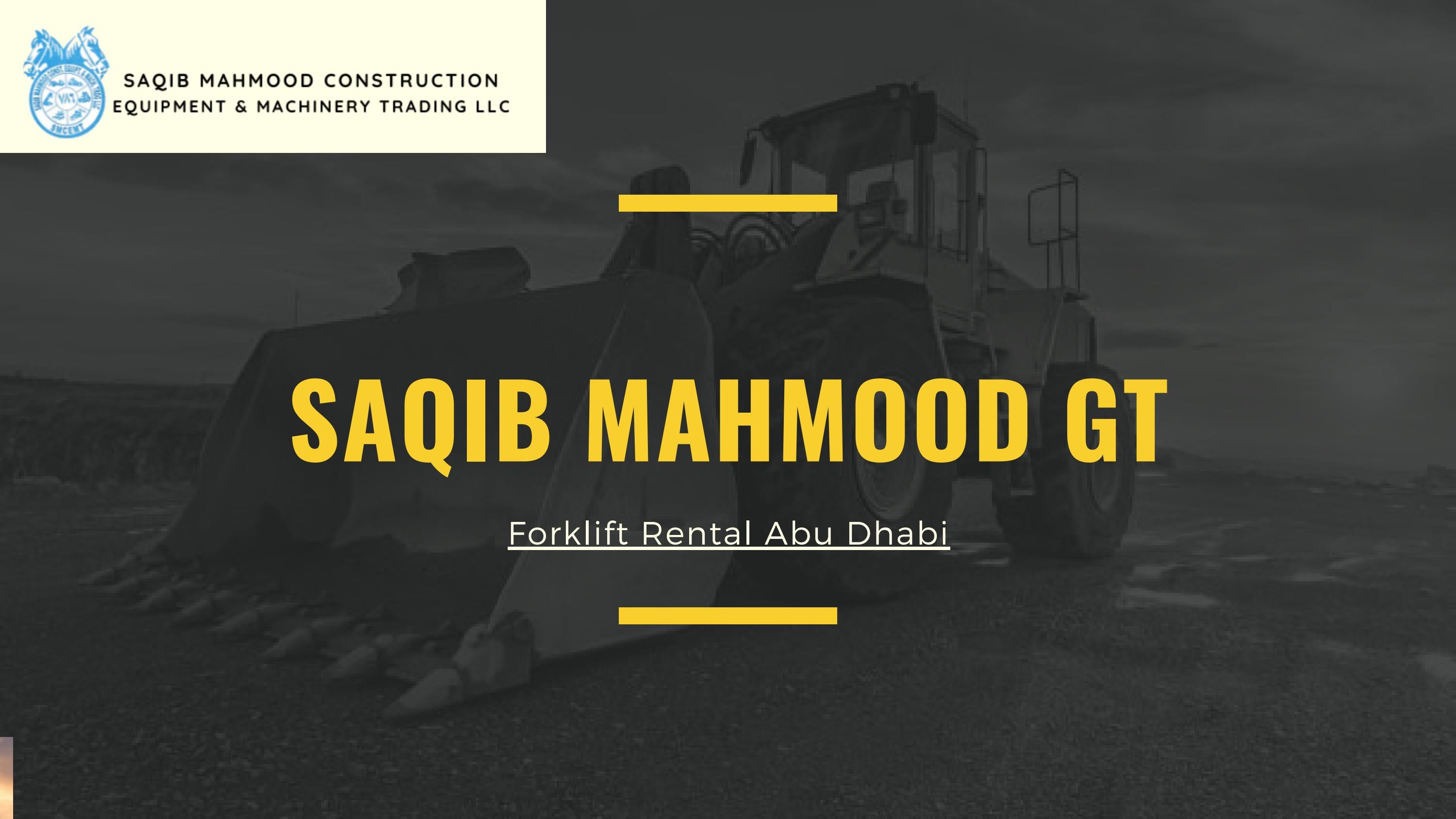 Are you searching for Forklift Rental in Abu Dhabi? by Saquib Mahmood