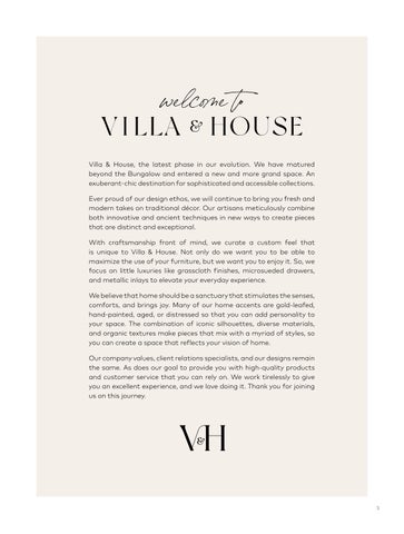 2023 Villa & House 家具目录 第 5 页