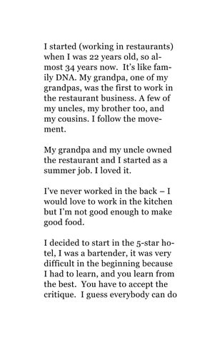 The Floor - 2 餐饮 Servers speak of work 第 24 页