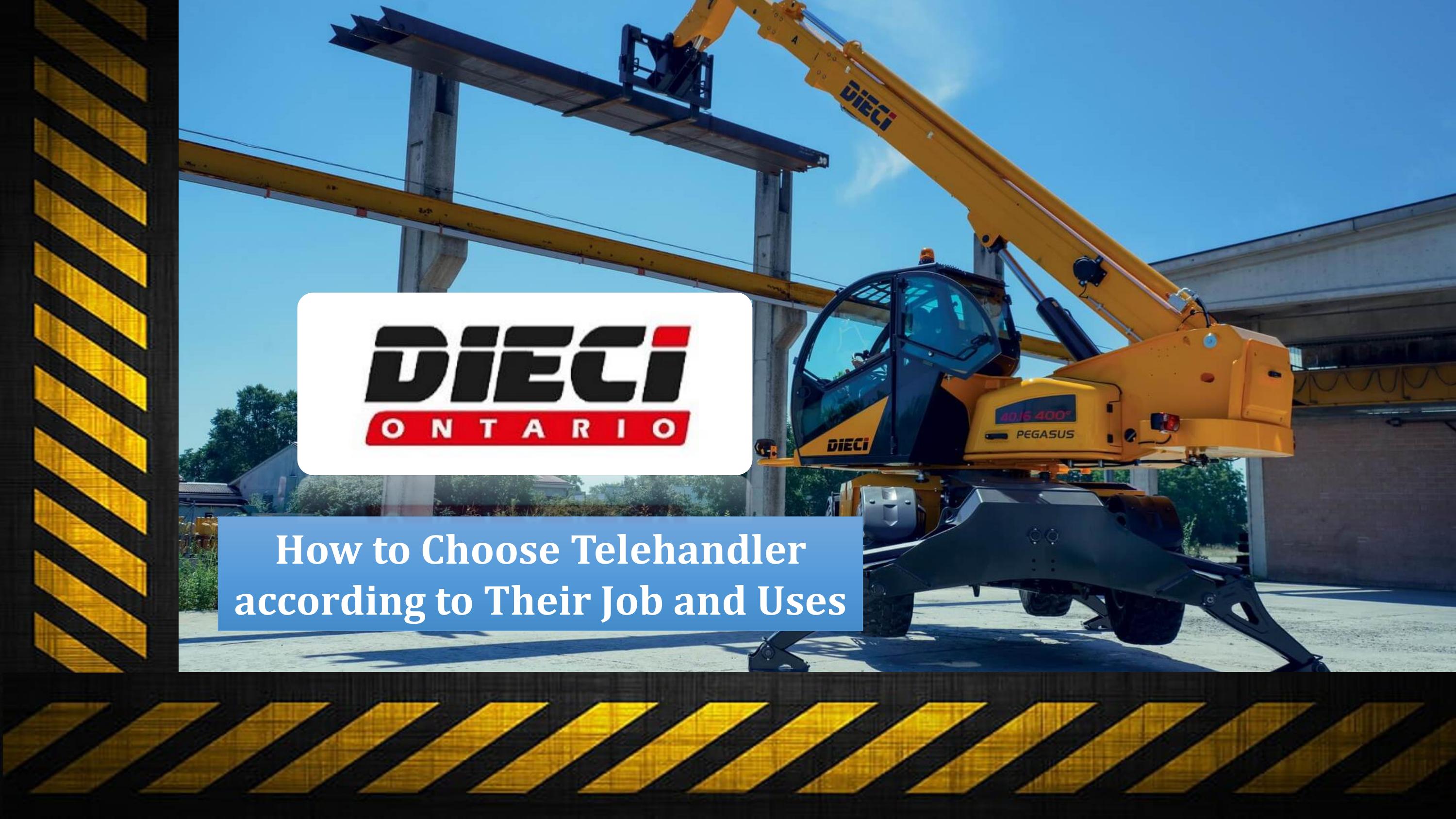 How to Choose Telehandler according to Their Job and Uses by
