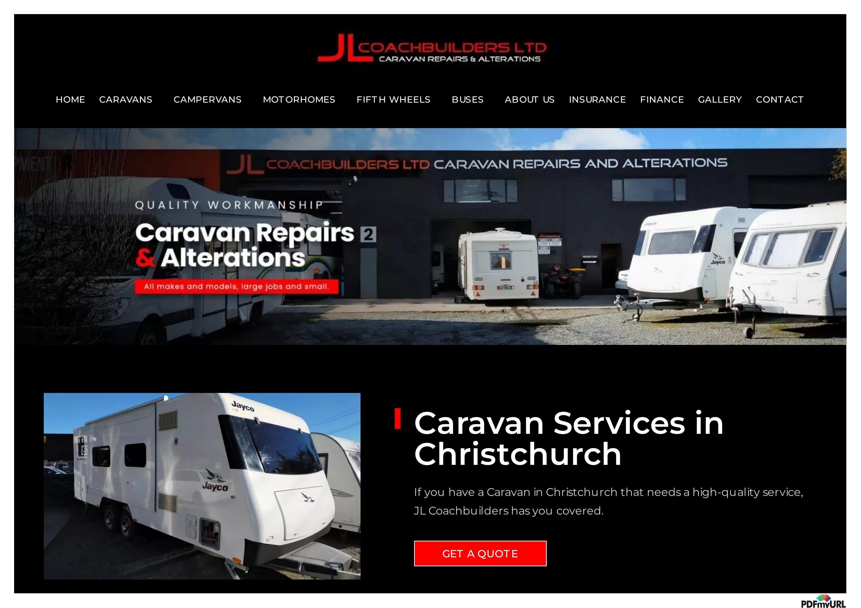 Caravan Services in Christchurch Caravan Specialists in Christchurch
