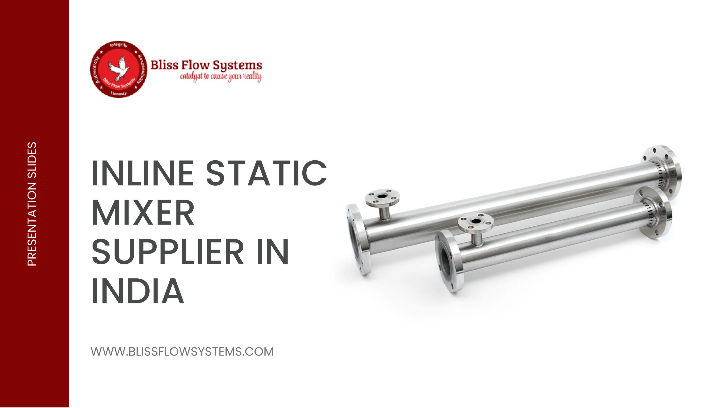 Inline Static Mixer Distributor in India by chinmay jain - Issuu
