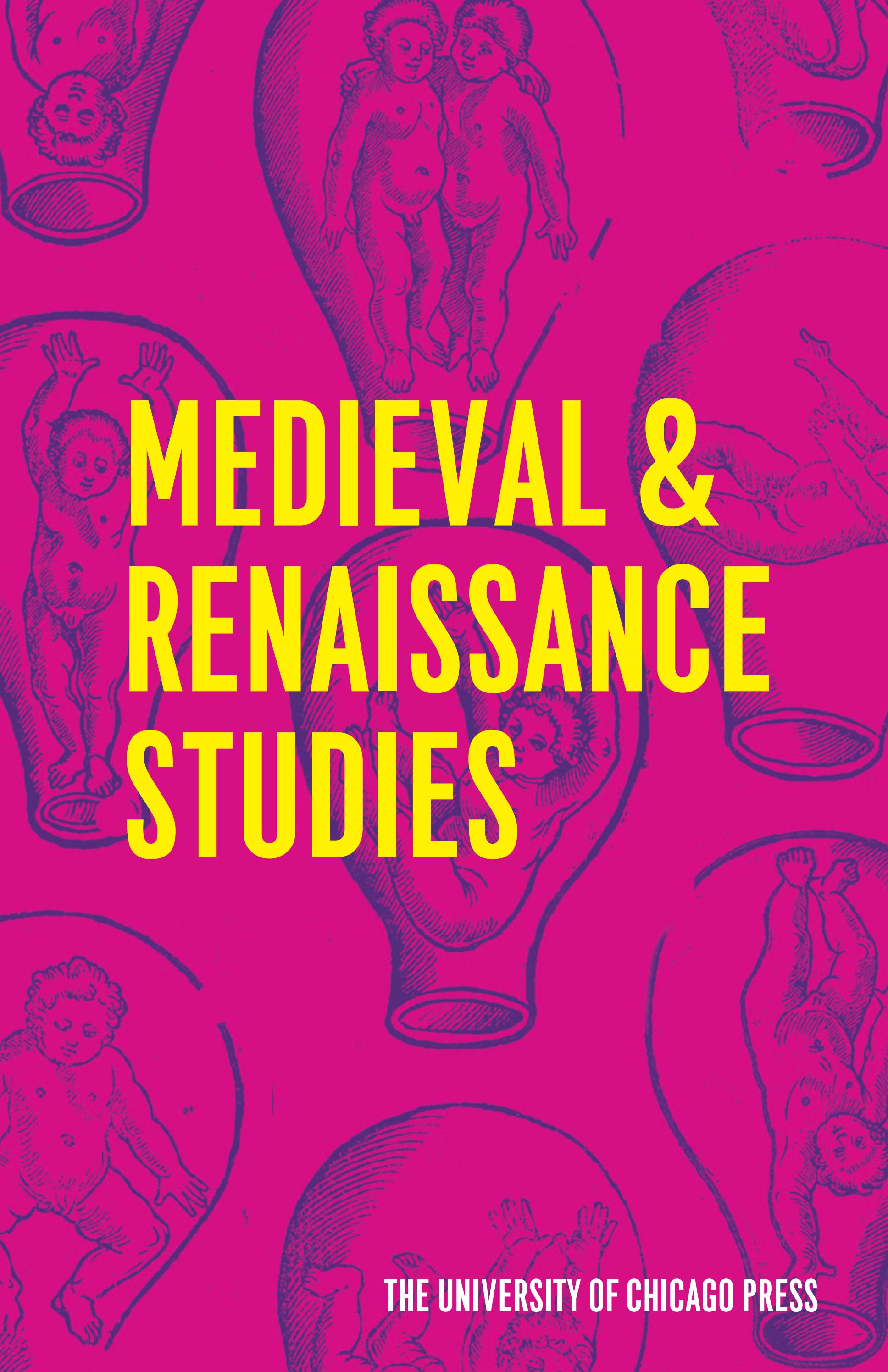 University of Chicago Press 2022 Medieval and Renaissance Studies