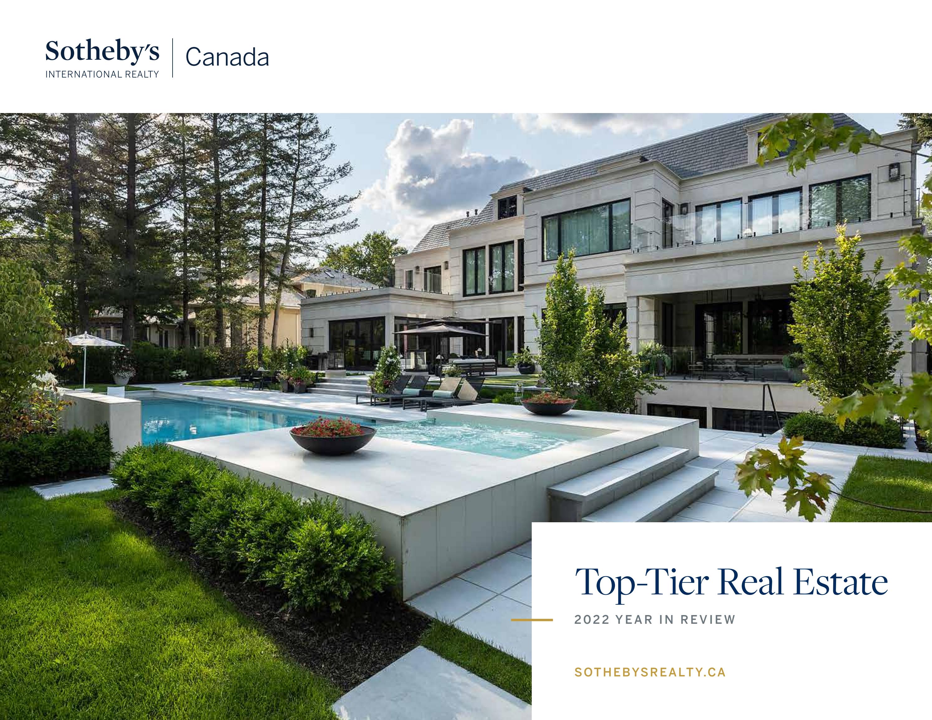 TopTier Real Estate YearinReview 2022 by Sotheby's International