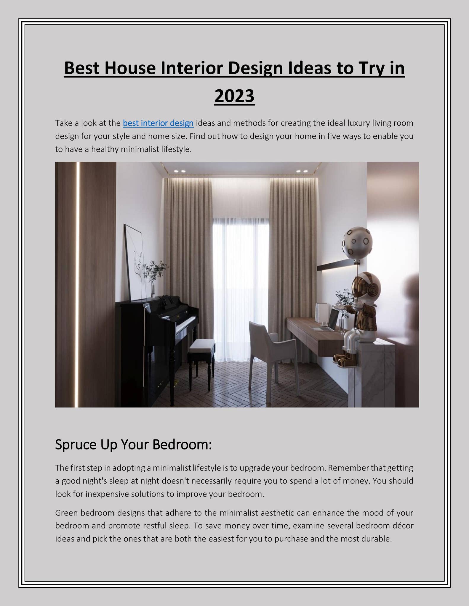 Best House Interior Design Ideas to Try in 2023 by Interior Plus Design ...
