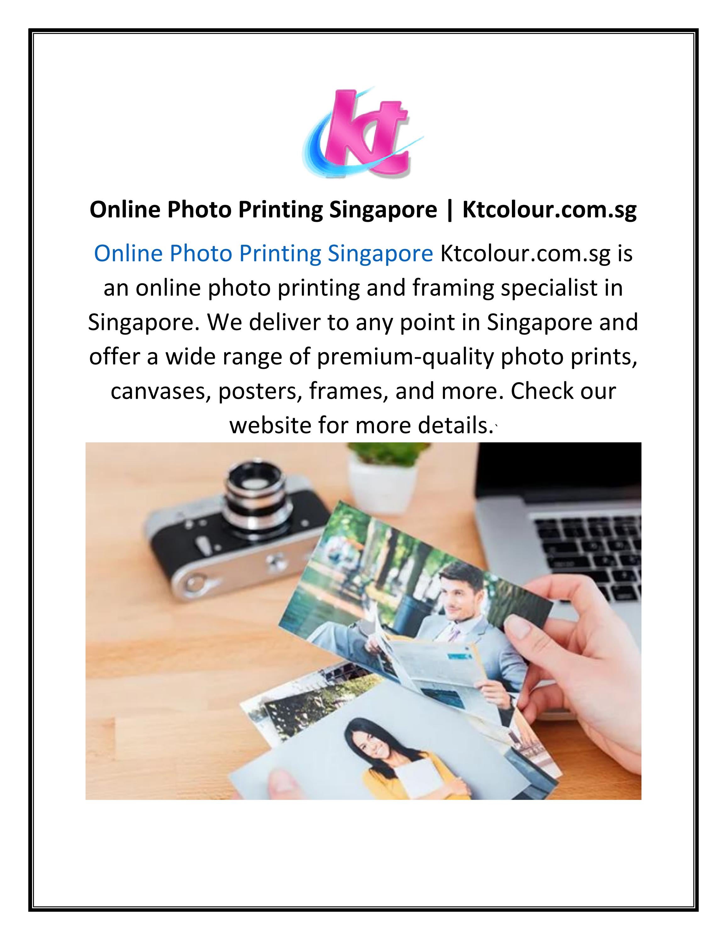 Online Photo Printing Singapore by Kim tian colour