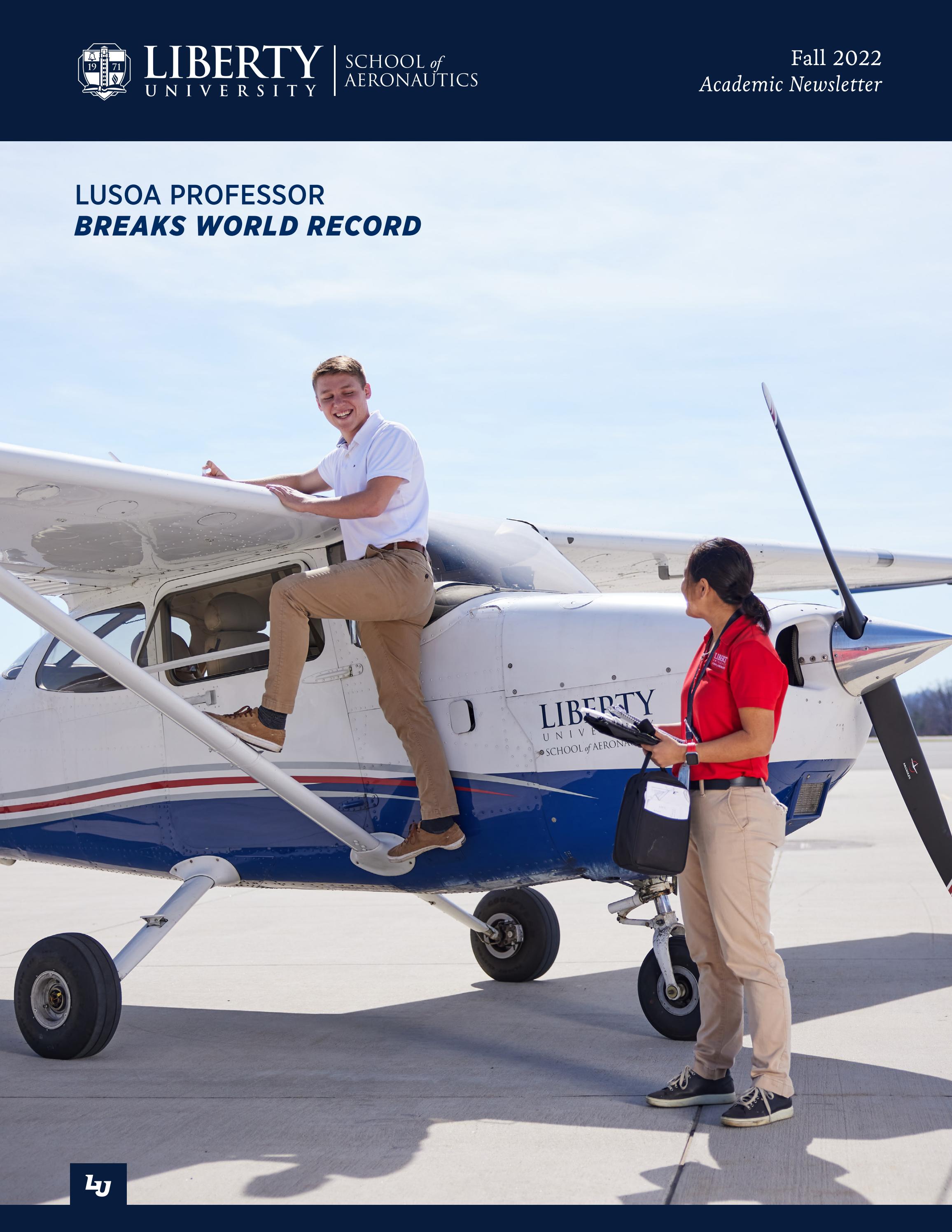 School of Aeronautics Academic Newsletter Fall 2022 by Liberty