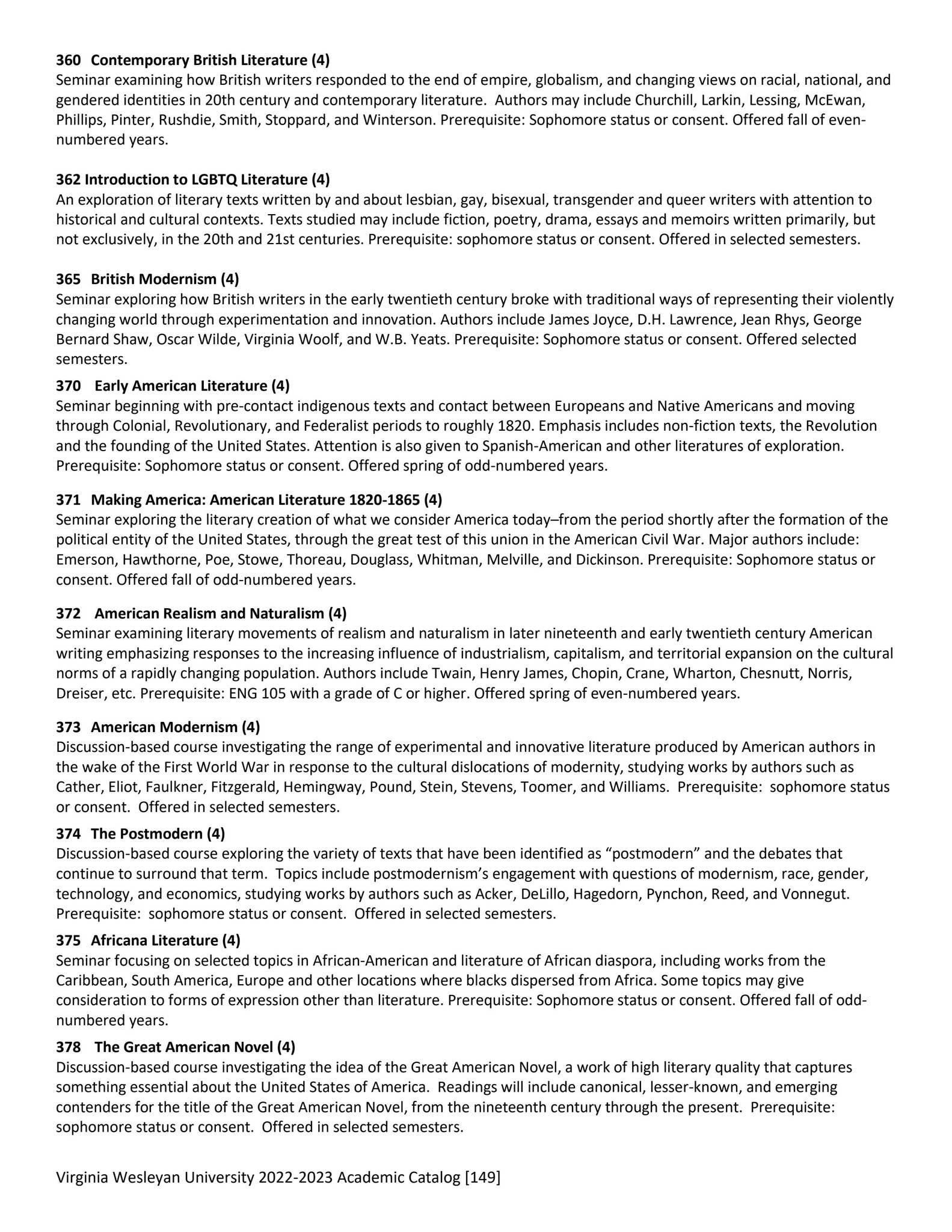 20222023 VWU Academic Catalog by Virginia Wesleyan University Issuu