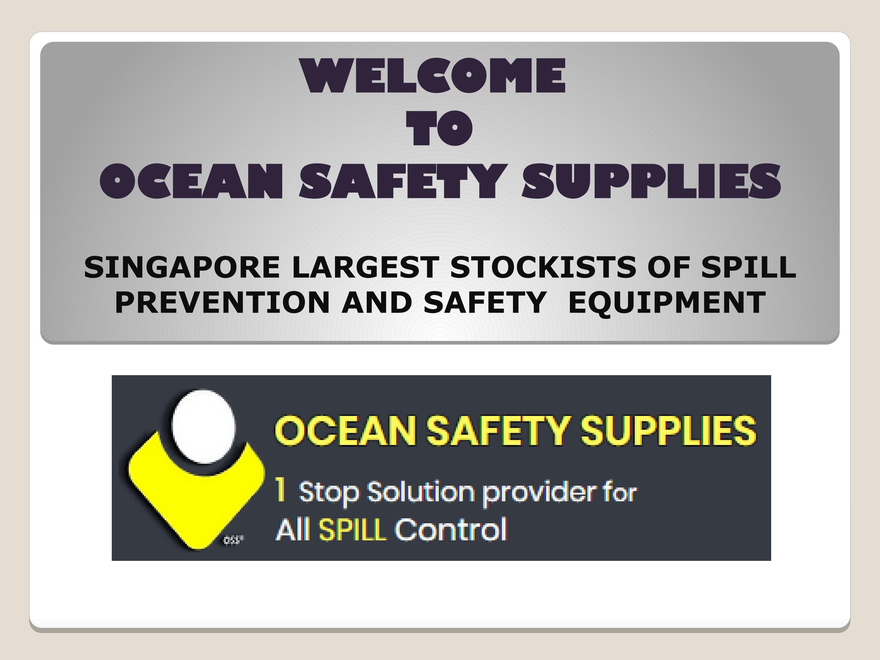 Fire Safety and spill containment pallet in Singapore by Ocean