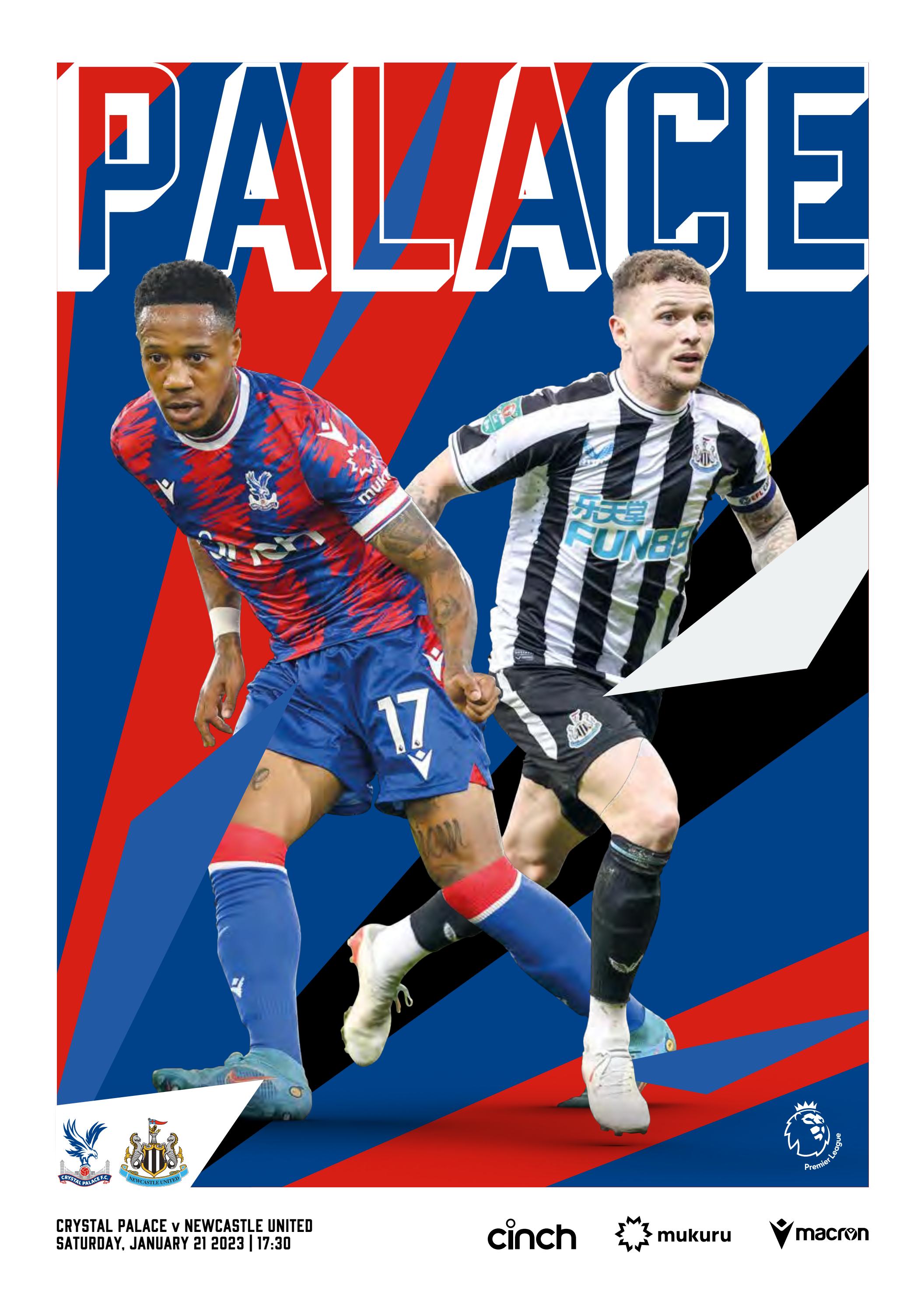 Crystal Palace V Newcastle United Matchday Programme 2223 By Crystal 
