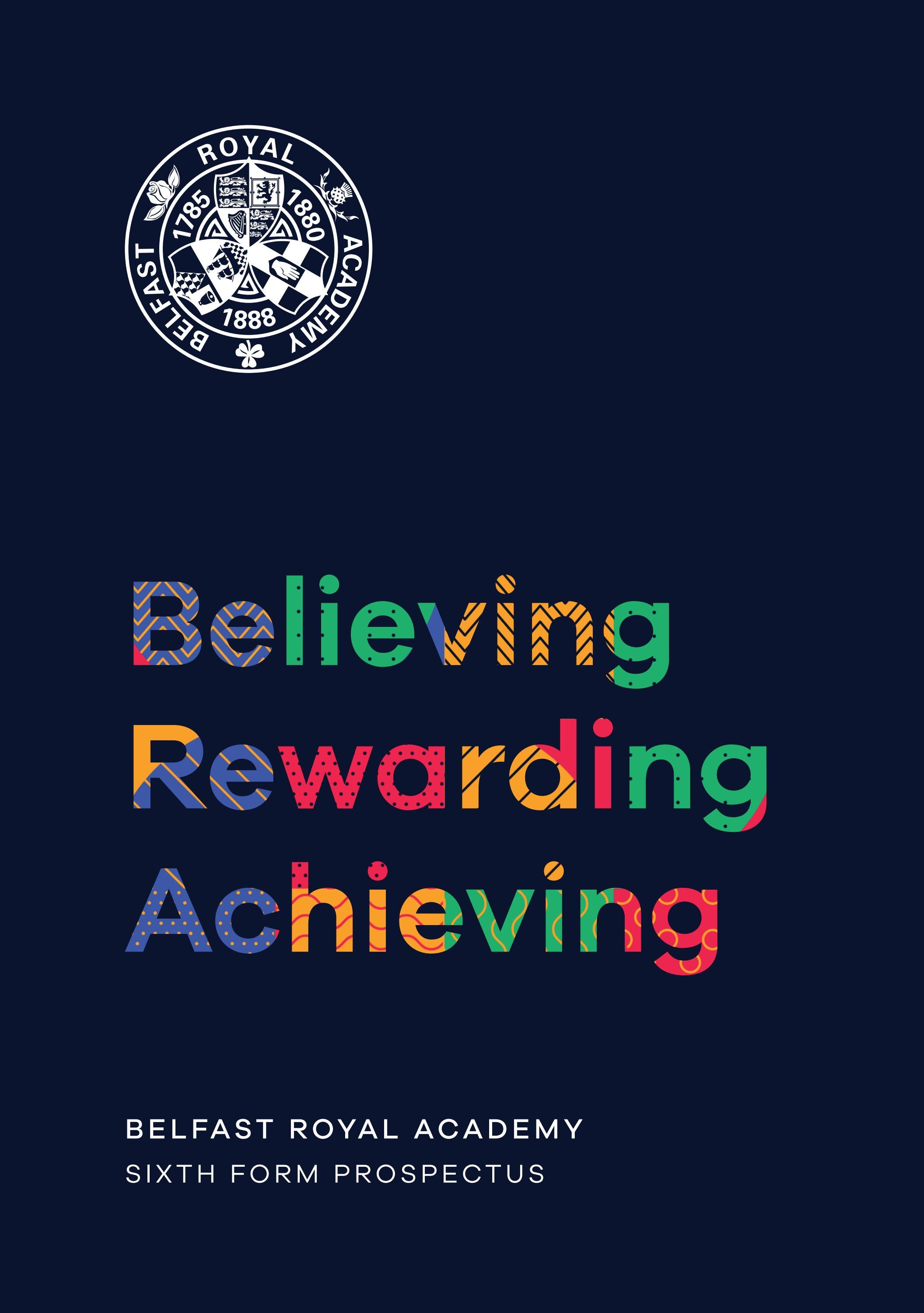 Belfast Royal Academy 6th Form Prospectus by Belfast Royal Academy
