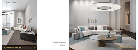 luxuriesofeurope 家具目录 · Sofas and Low Tables 2022 第 17 页