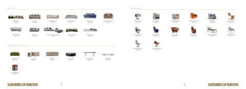 luxuriesofeurope 家具目录 · Sofas and Low Tables 2022 第 3 页