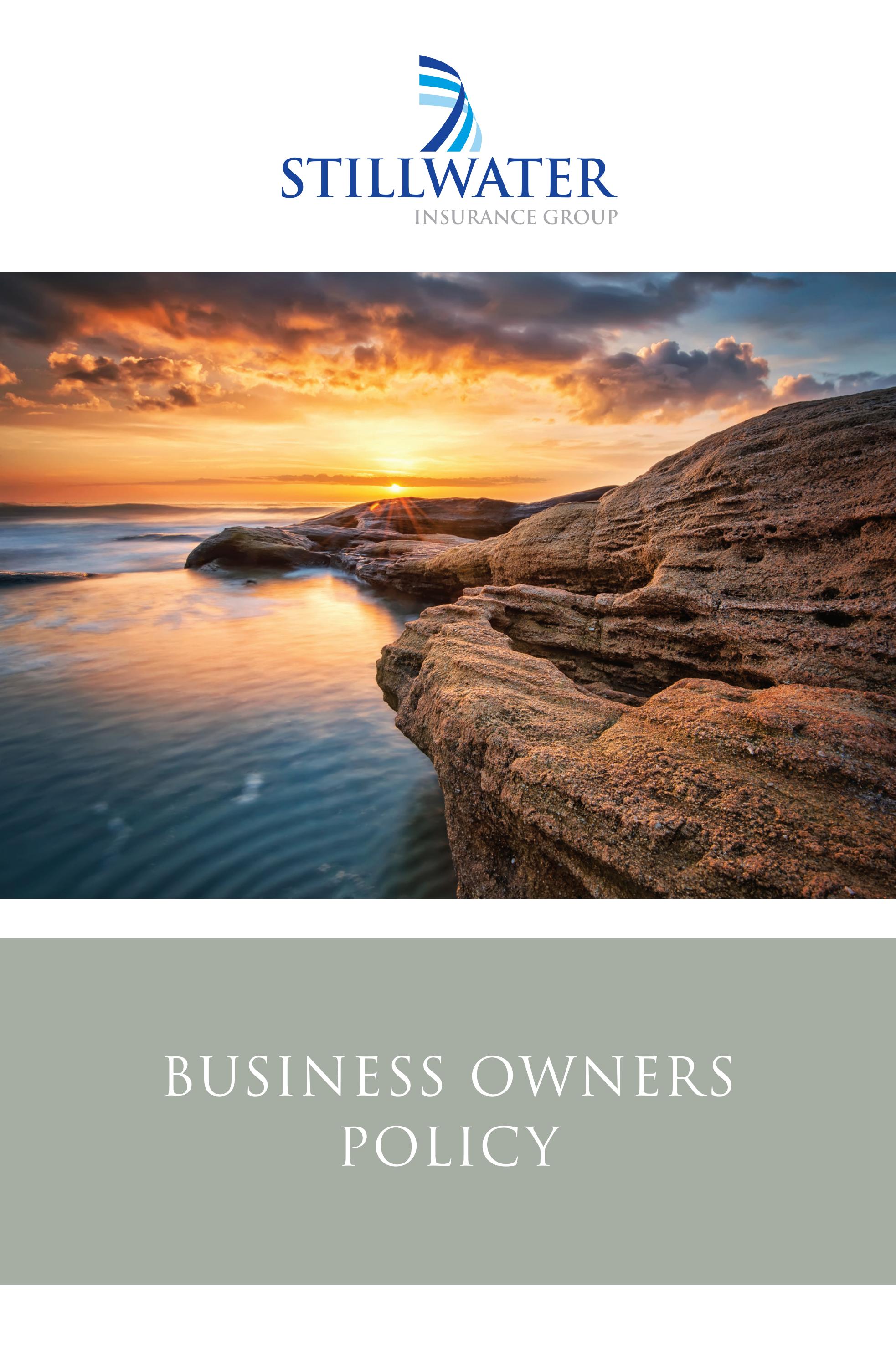 Stillwater Business Owners Policy by Stillwater Insurance Group Issuu