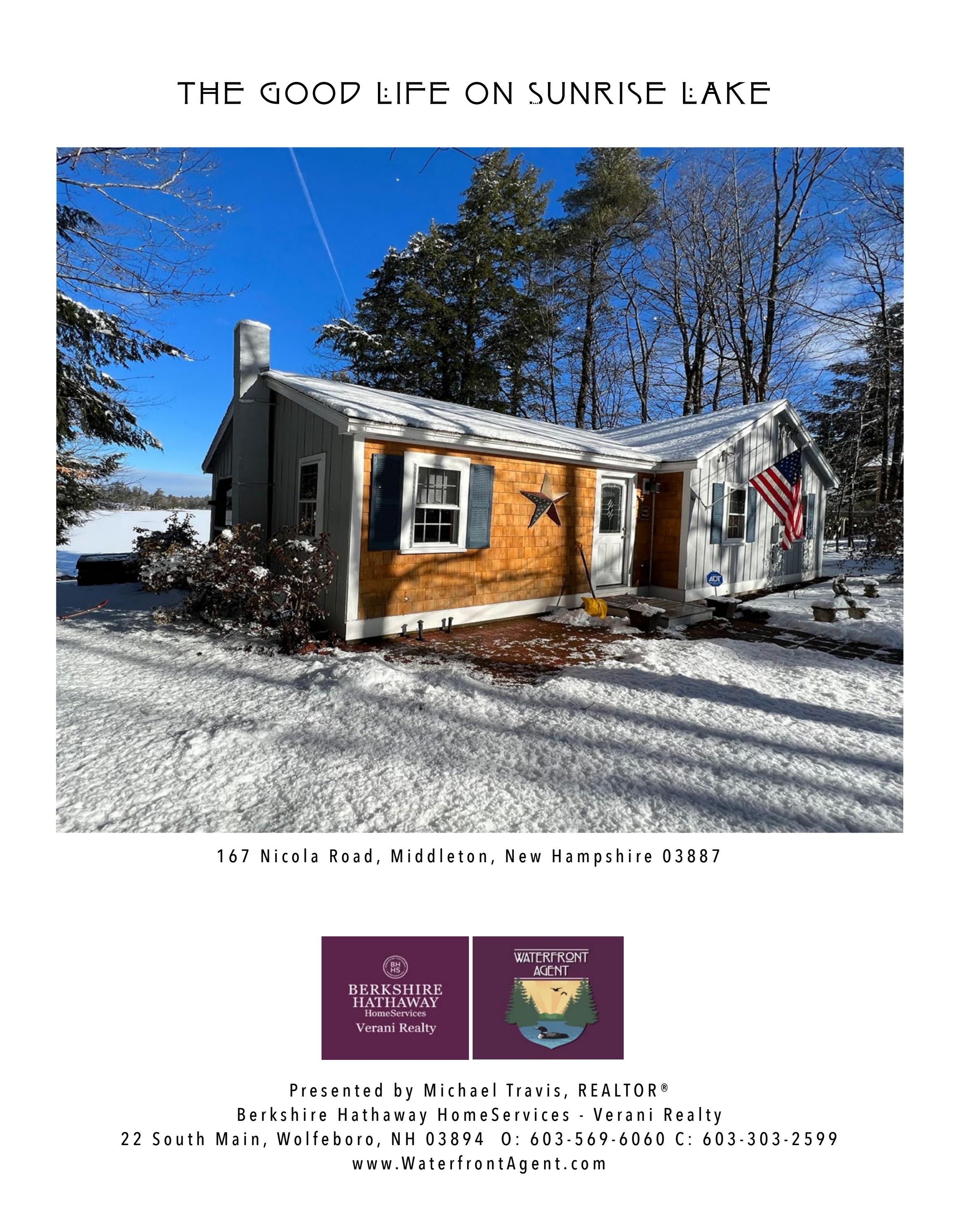 Lake Life on Sunrise Lake, Middleton NH by New Hampshire's Finest Real