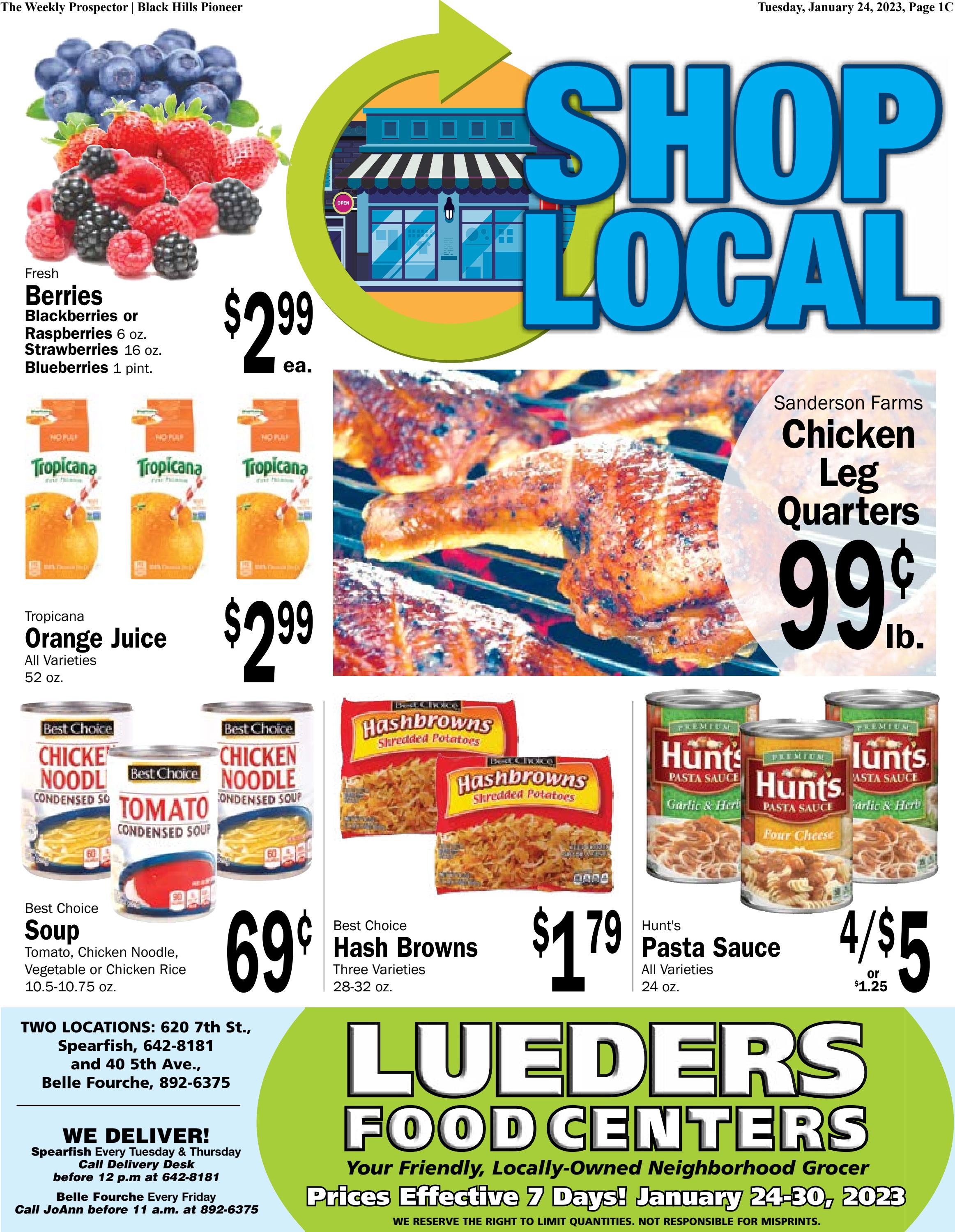 Lueders weekly grocery ad 1 24 23 by black hills pioneer issuu