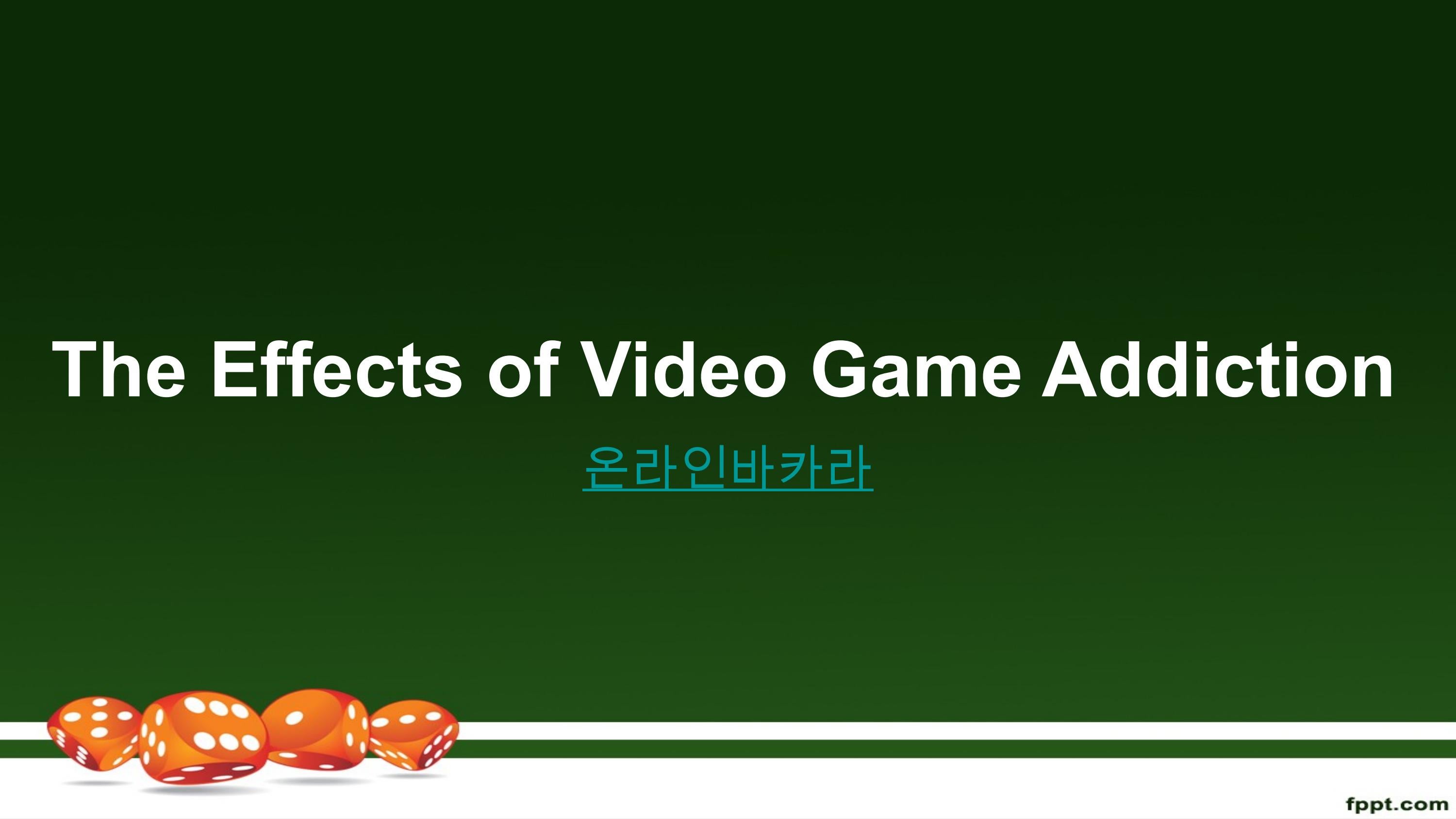 The Effects of Video Game Addiction by ERN SINUGBUHAN Issuu