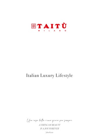 TAITÙ Milano - 家具目录 2023 第 3 页