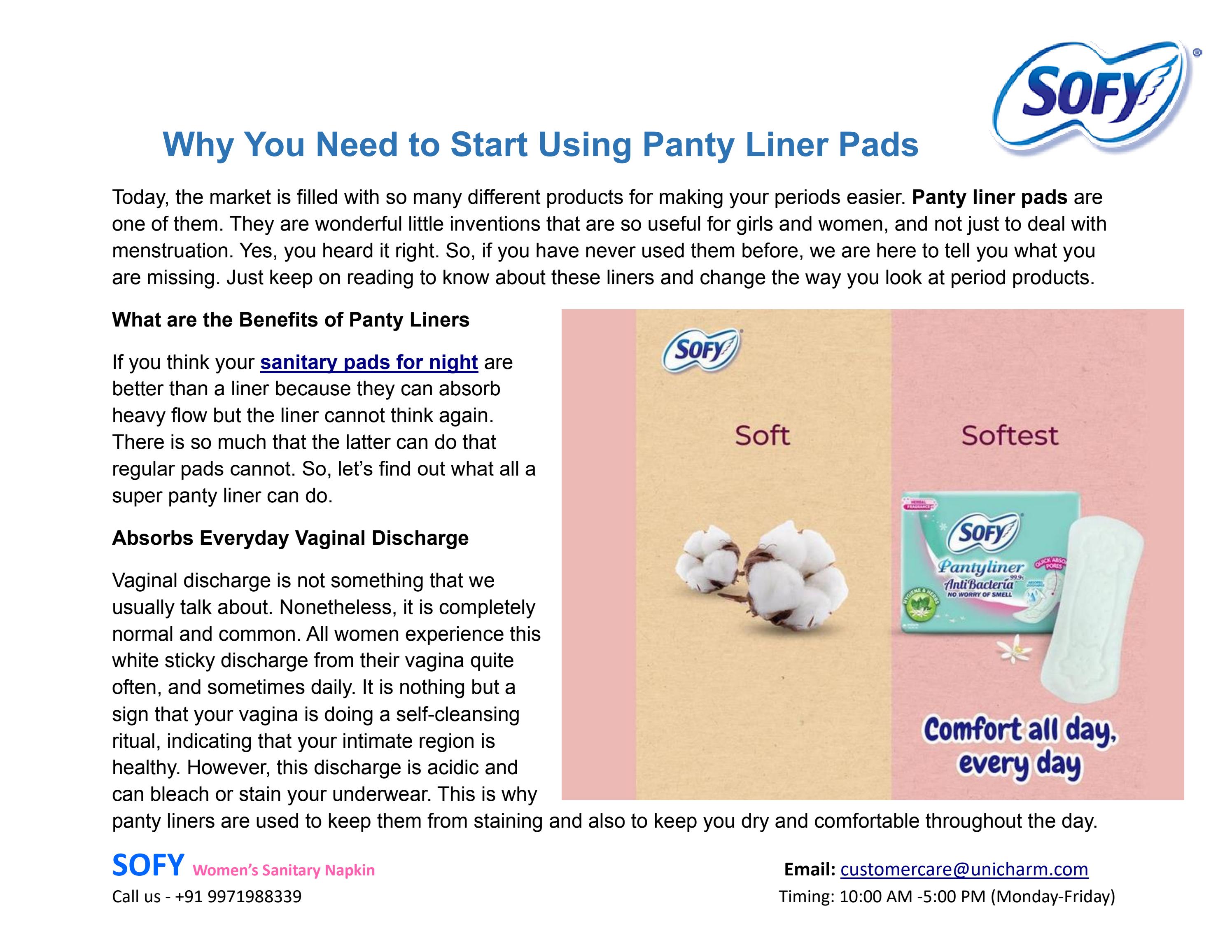 Why You Need to Start Using Panty Liner Pads by Harleen Kaur Issuu