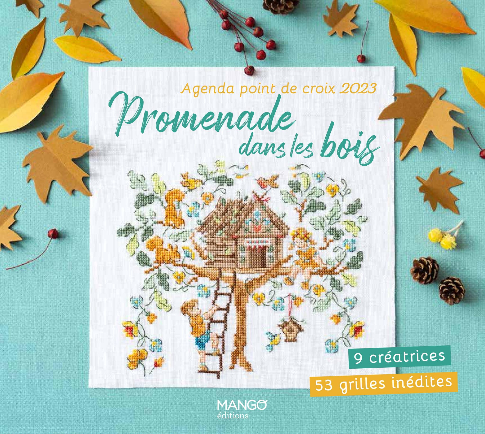 Agenda point de croix 2023 : Promenade dans les bois by Fleurus