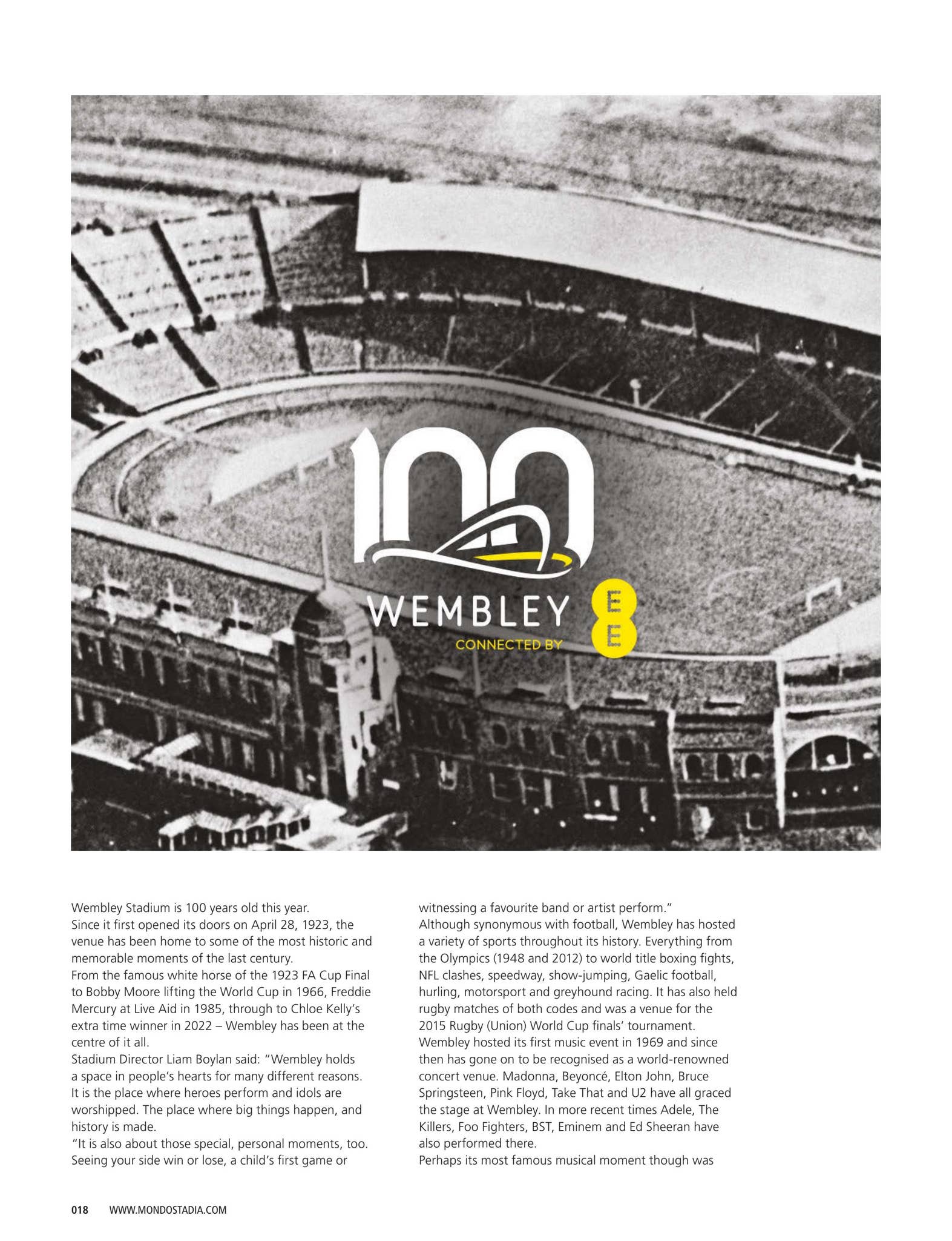Wembley Stadium - MONDO | STADIA Supplement by Mondiale Media - Issuu