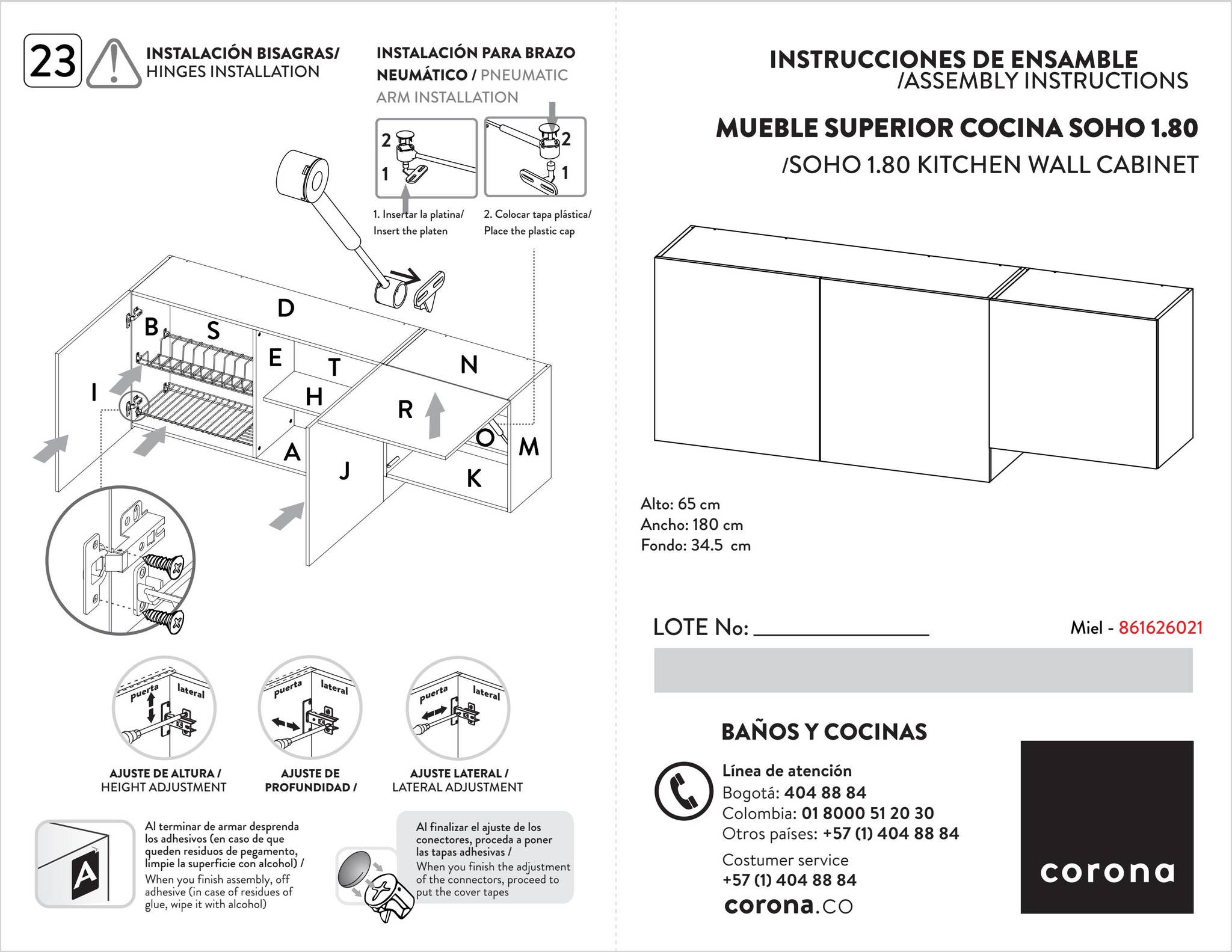 Instructivo instalación Cocina Soho by Madecentro Colombia - Issuu